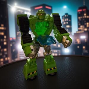 Transformers Playskool Heroes Rescue Bots Energize Boulder Construction Bot 11”
